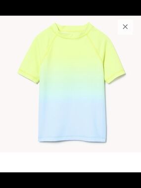 Joe Fresh Kids Gradient Rashguard in Yellow and Light Blue